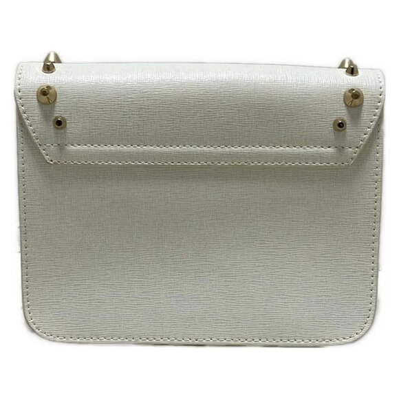 Auth FURLA Julia - Cream Leather Shoulder Bag - Picture 3 of 9
